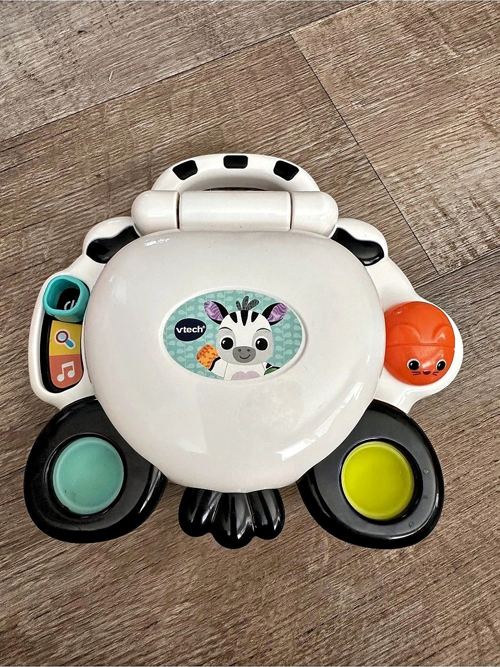 VTech Zebra Spinning Sounds Discovery Toy Interactive Learning Toy
